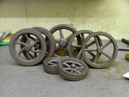 Precision cast iron wheels manufactured by BDJN Castings